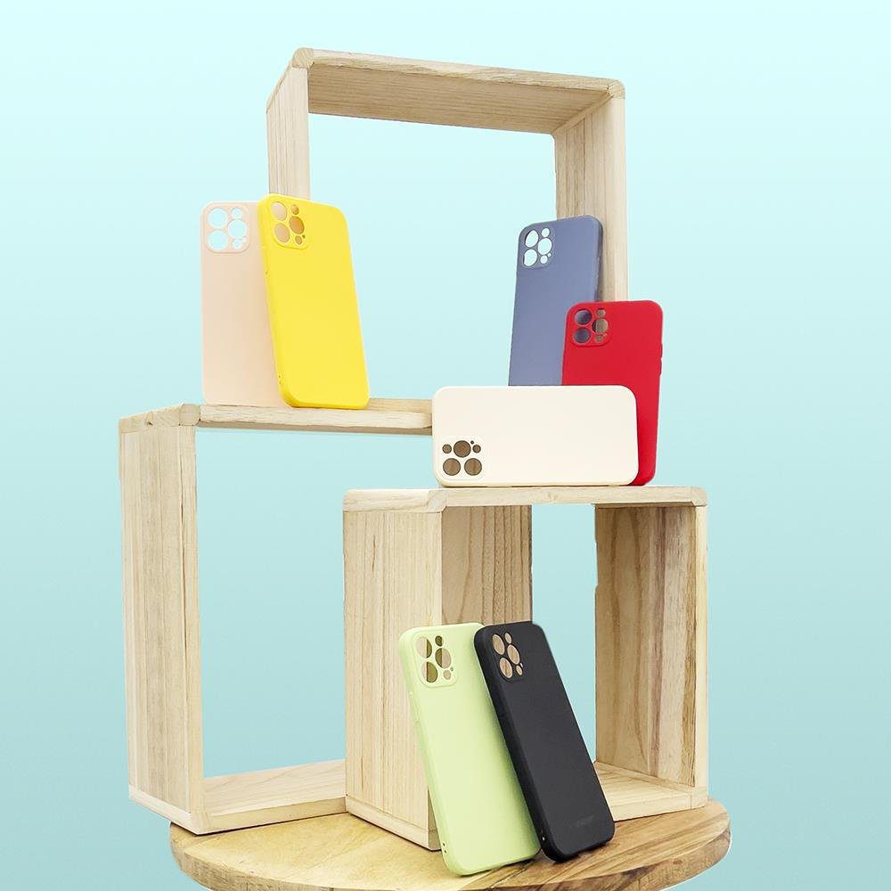 Wozinsky Color Case silicone flexible durable case iPhone SE 2022 / SE 2020 / iPhone 8 / iPhone 7 blackeng