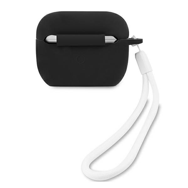 68732_2 Guess GUACAPLSVSBW AirPods Pro cover black/white Silicone Vintageeng
