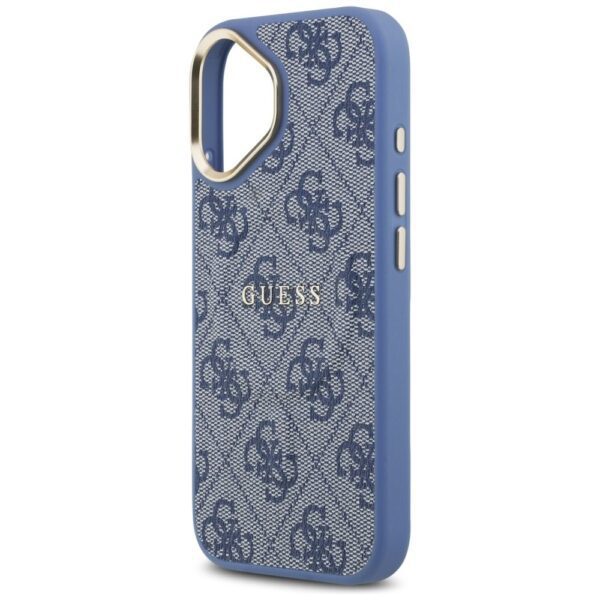 GUESS case for IPHONE 17 compatible with MagSafe GUHMP17SP4MSEGCB (PU 4G W/ Classic) blue