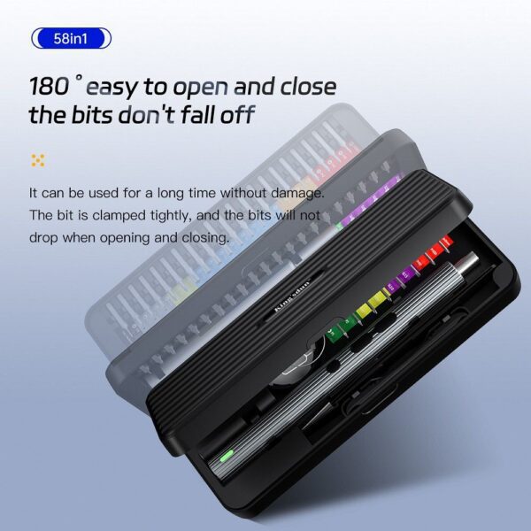 77024d39e5807f4f0788537055bb7ef5 UF-TOOLS - N20 Straight Handle Electric Screwdriver Set 58in1