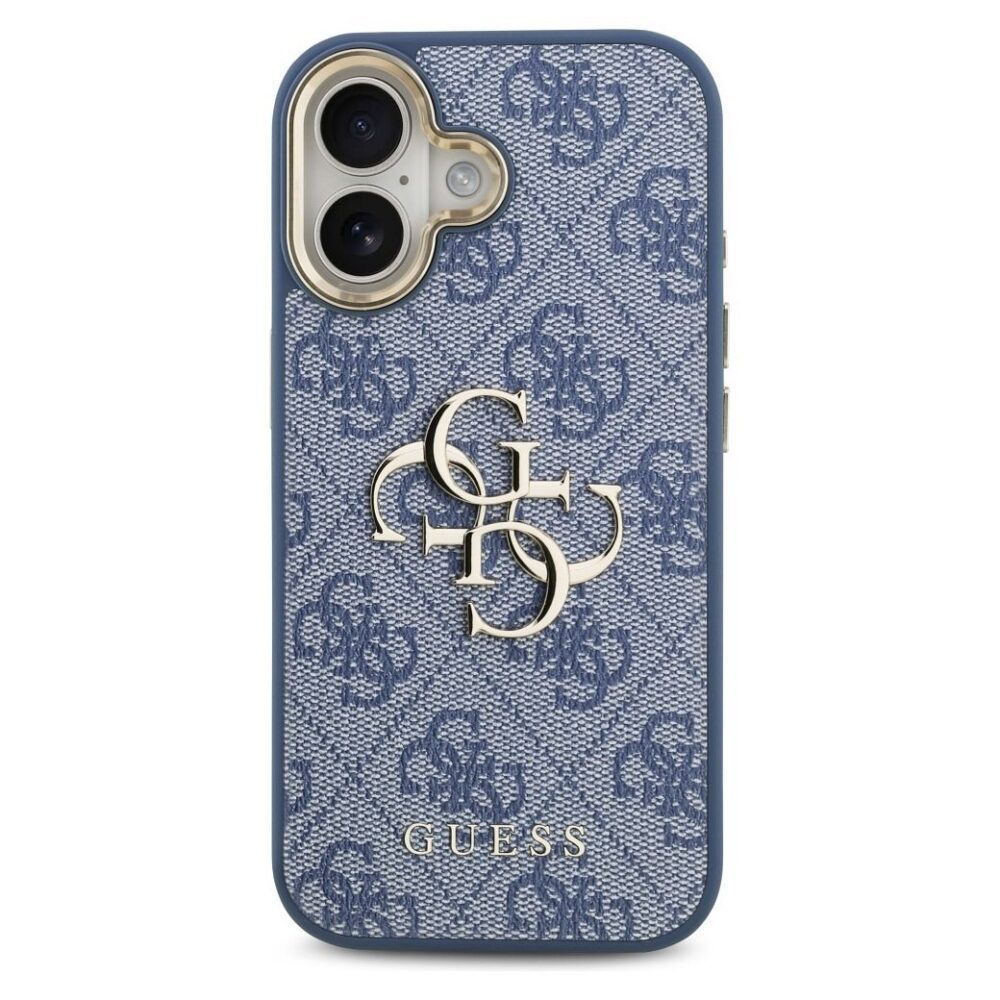 GUESS case for IPHONE 17 GUHCP17S4GMGCBL (PU W/ Big 4G Classic Logo) gold blue