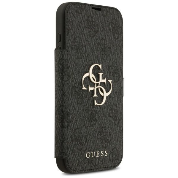 GUESS book case for IPHONE 17 Pro Max GUBKP17X4GMGGR (PU 4G Metal Logo) black