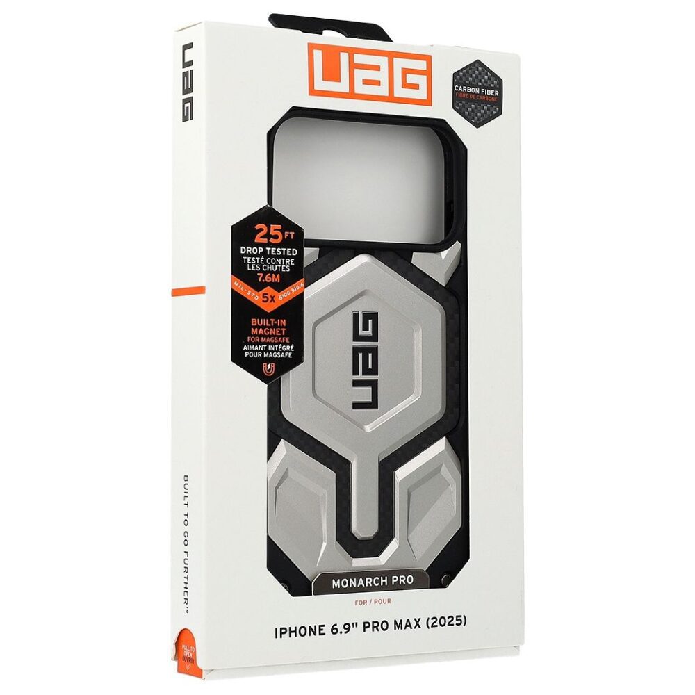 cf12061f0ff597310a77f15c003ac28a UAG Urban Armor Gear case MONARCH PRO compatible with MagSafe for IPHONE 17 Pro Max titanium