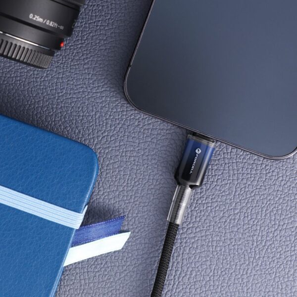 FORCELL F-ENERGY C356 cable Type C to Lightning PD 3A 27W Gradient 1 m black