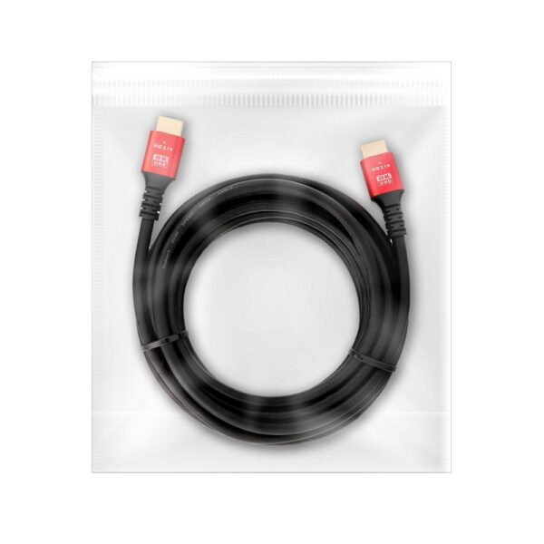 eeca46e14e451b7313453589f2c91f38 Cable HDMI 2.1 Cable 8K 60Hz / 4K 120Hz – Ultra High Speed, HDR, eARC, VRR, 48Gbps 5 m black
