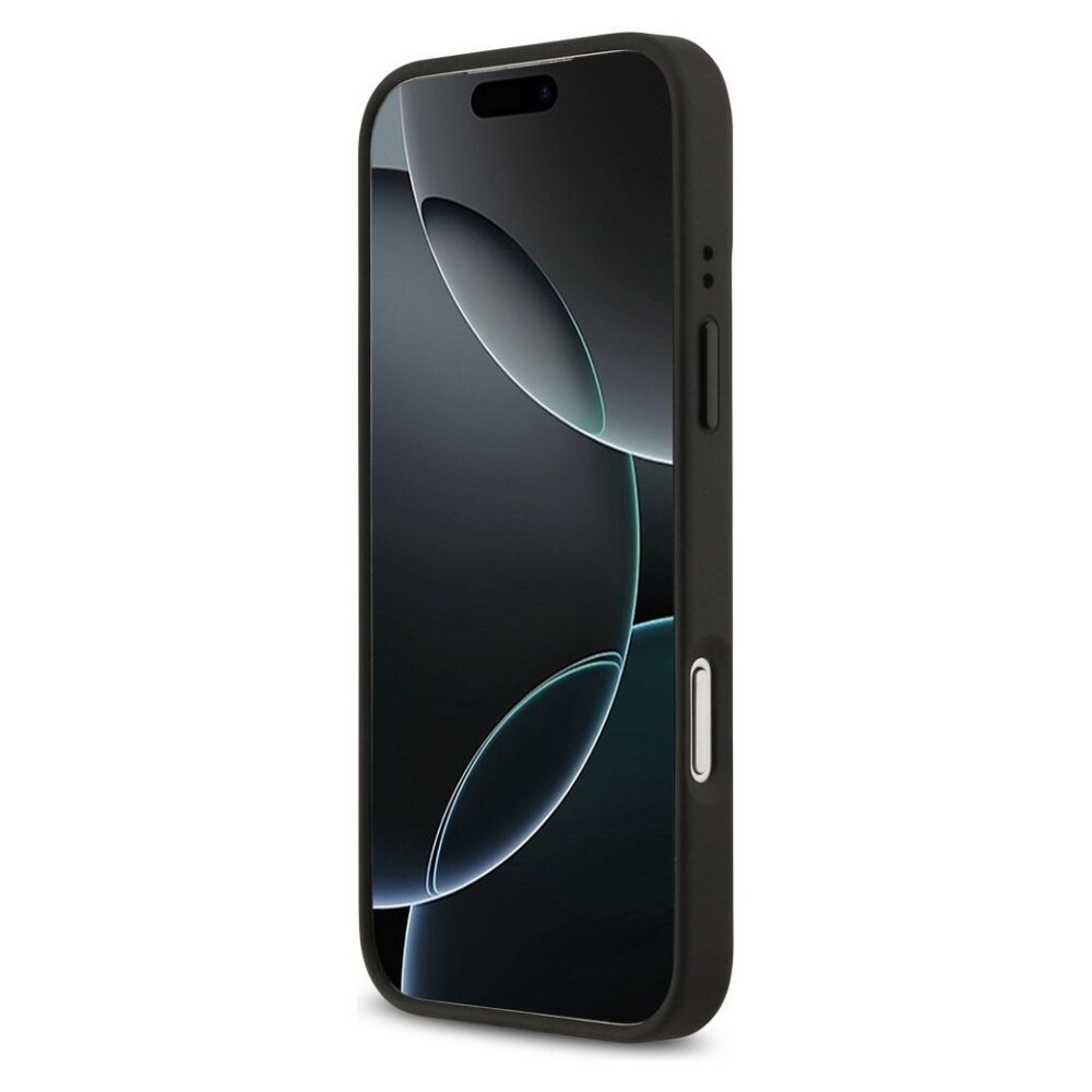 BMW case for IPHONE 17 Pro Max compatible with MagSafe BMHMP17X25PCCSCKR (PU Carbon Line & Logo) red