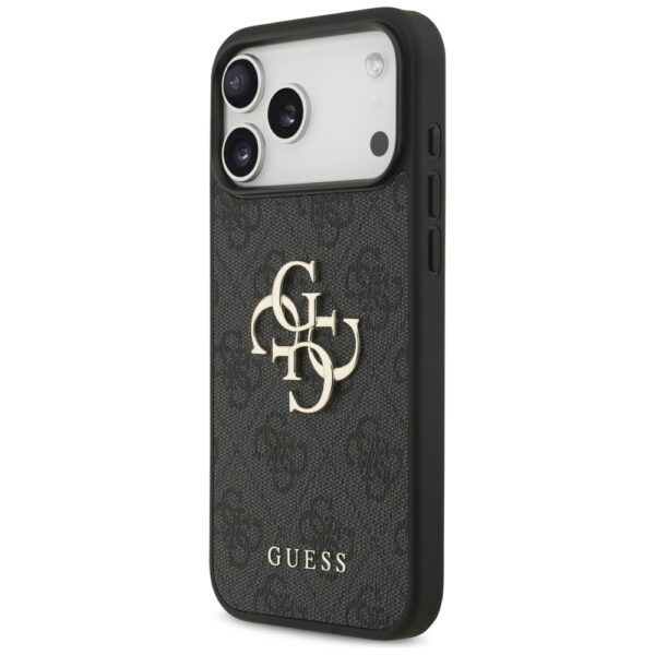 Original Case GUESS 4G Strap 4G Classic Logo for Iphone 17 Pro Max black