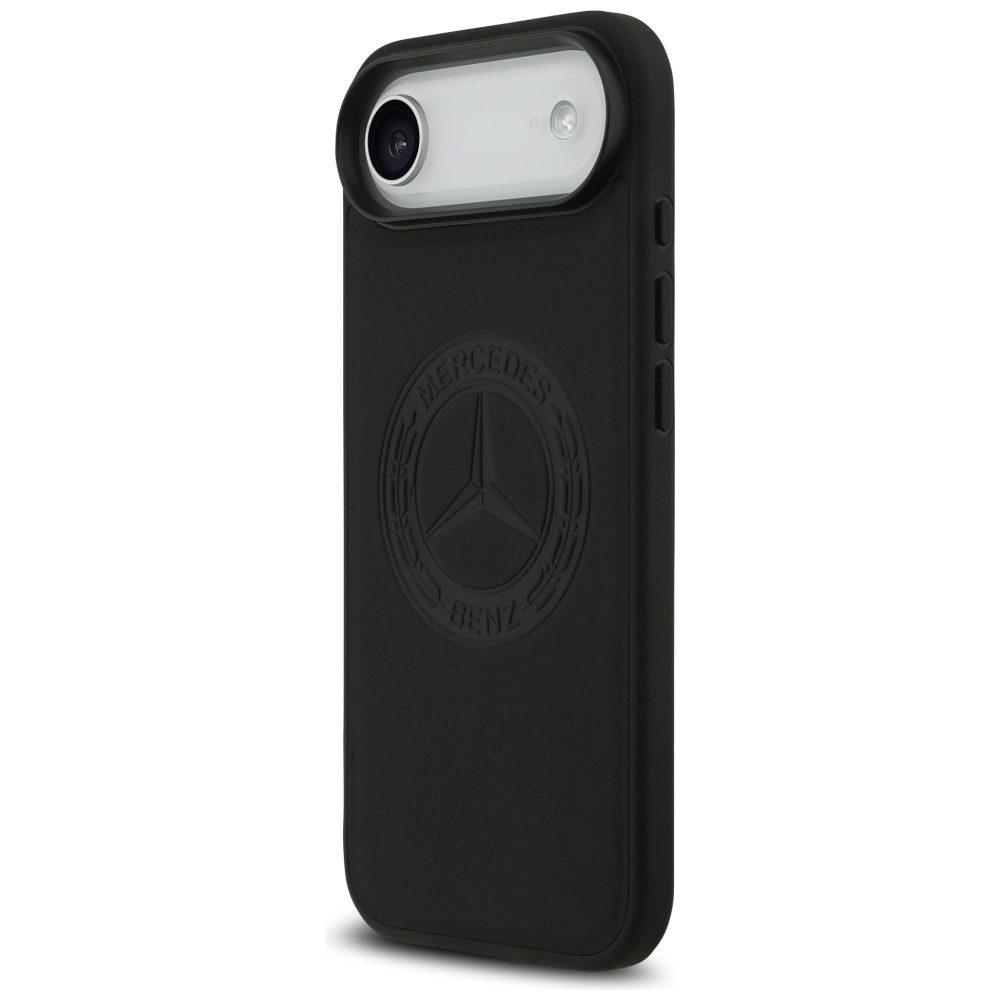 foto_add-330449 Original Case MERCEDES Leather Vintage Logo MagSafe for Iphone 17 Air black