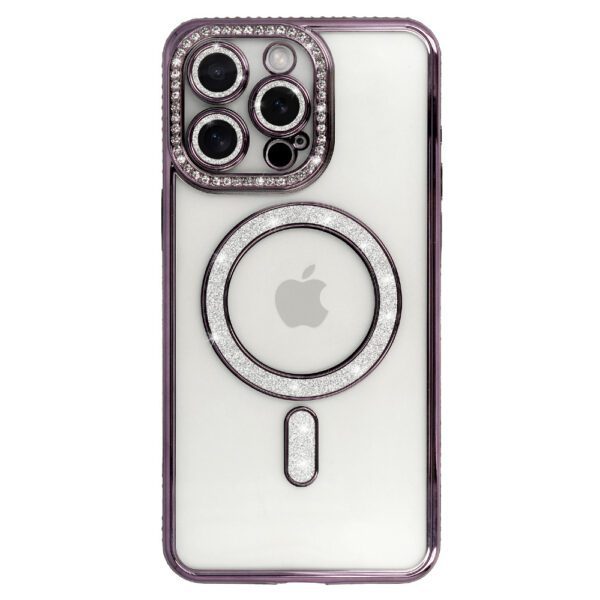 Bling Magsafe Case for Iphone 17 Air purple