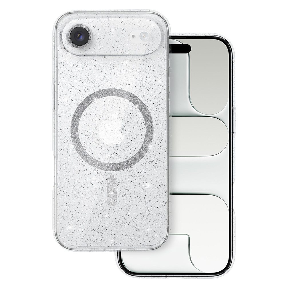 Glitter Magsafe Case for Iphone 17 Air transparent