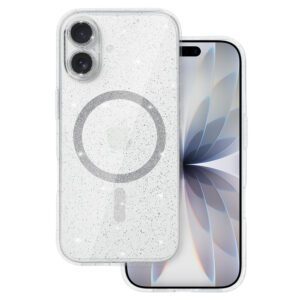 Glitter Magsafe Case for Iphone 17 transparent