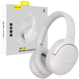 Blavec Over-ear Bluetooth Headphones BO-12 Bass Master ANC (BO12-W) white