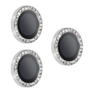 Tempered Glass HARD DIAMOND for camera (LENS) for Iphone 17 Pro/17 Pro Max silver (lens 3 pieces)