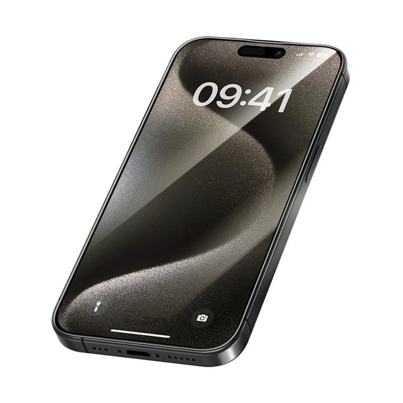 Benks Tempered glass Arc Shield Full Coverage (GA62) for Iphone 15 Pro Max black