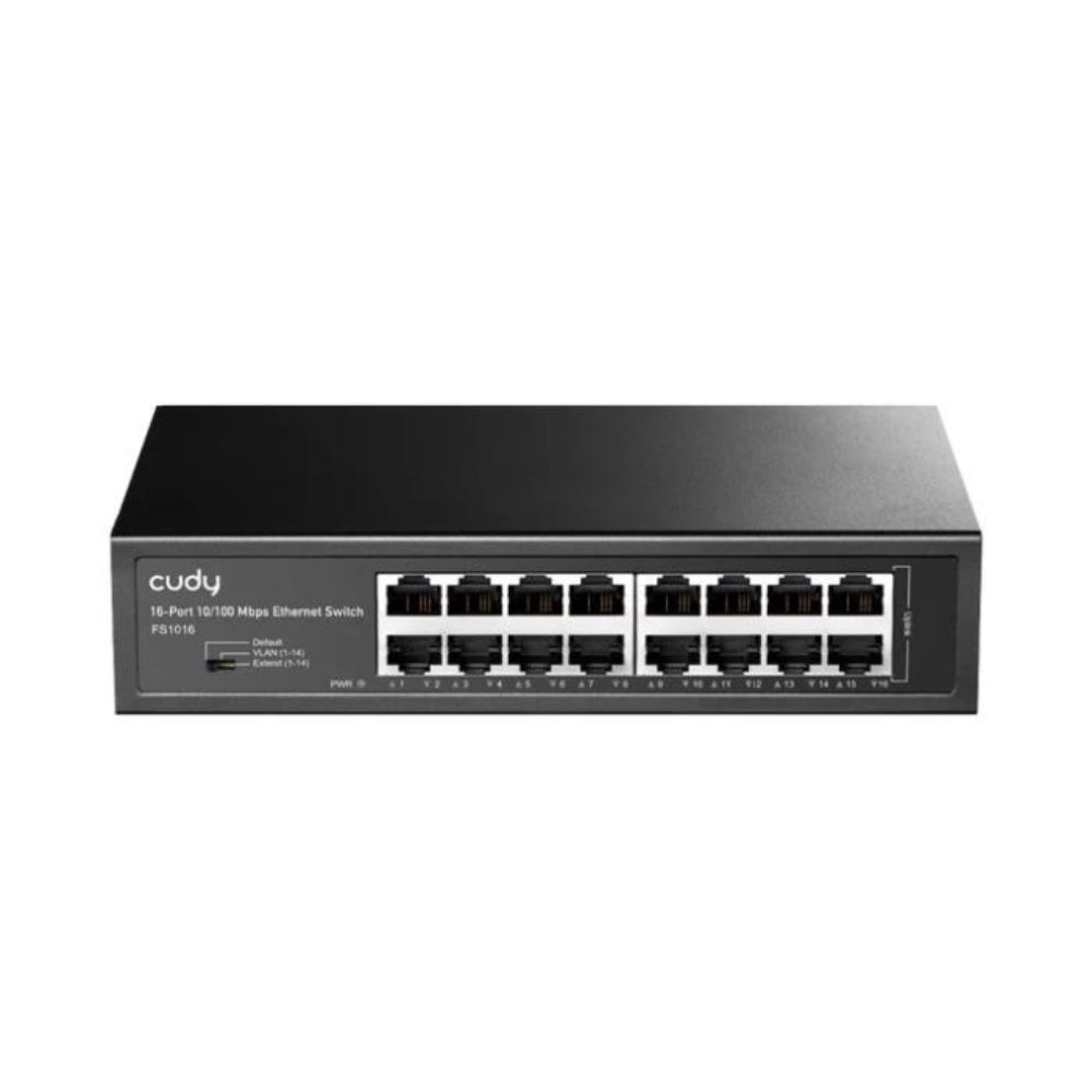 0285087 Switch 16 Θέσεων Cudy FS1016 10/100 Μbps Unmanaged, Μεταλλικό