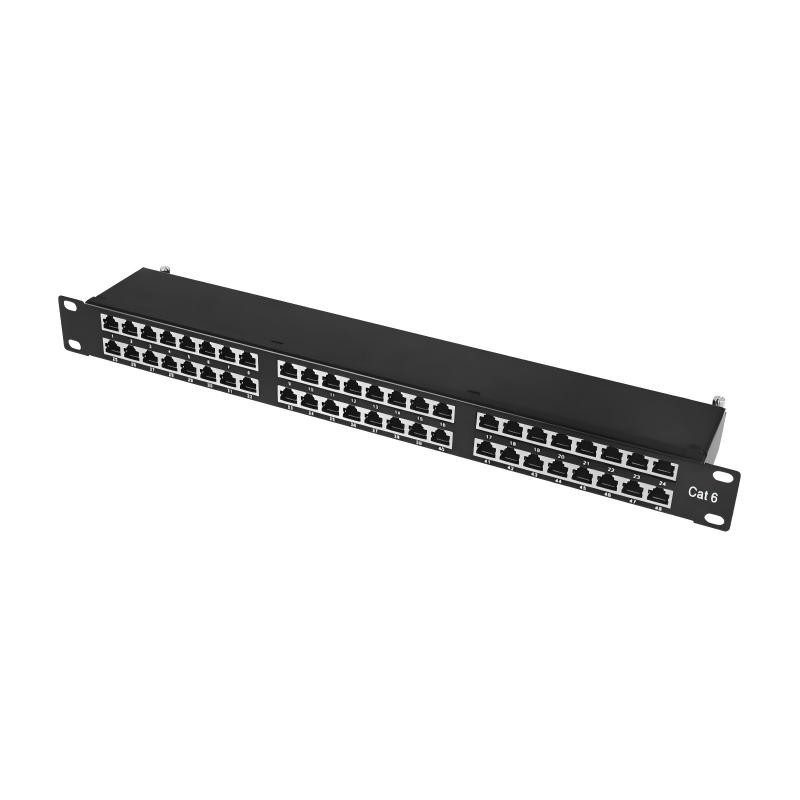 0285396 Patch Panel CAT6 48 Θέσεων 1U Power On PP-C6-F48 FTP