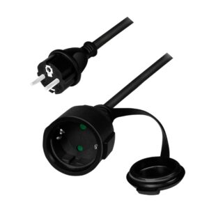 Καλώδιο επέκτασης τροφοδοσίας Logilink LPS102 5m Μάυρο