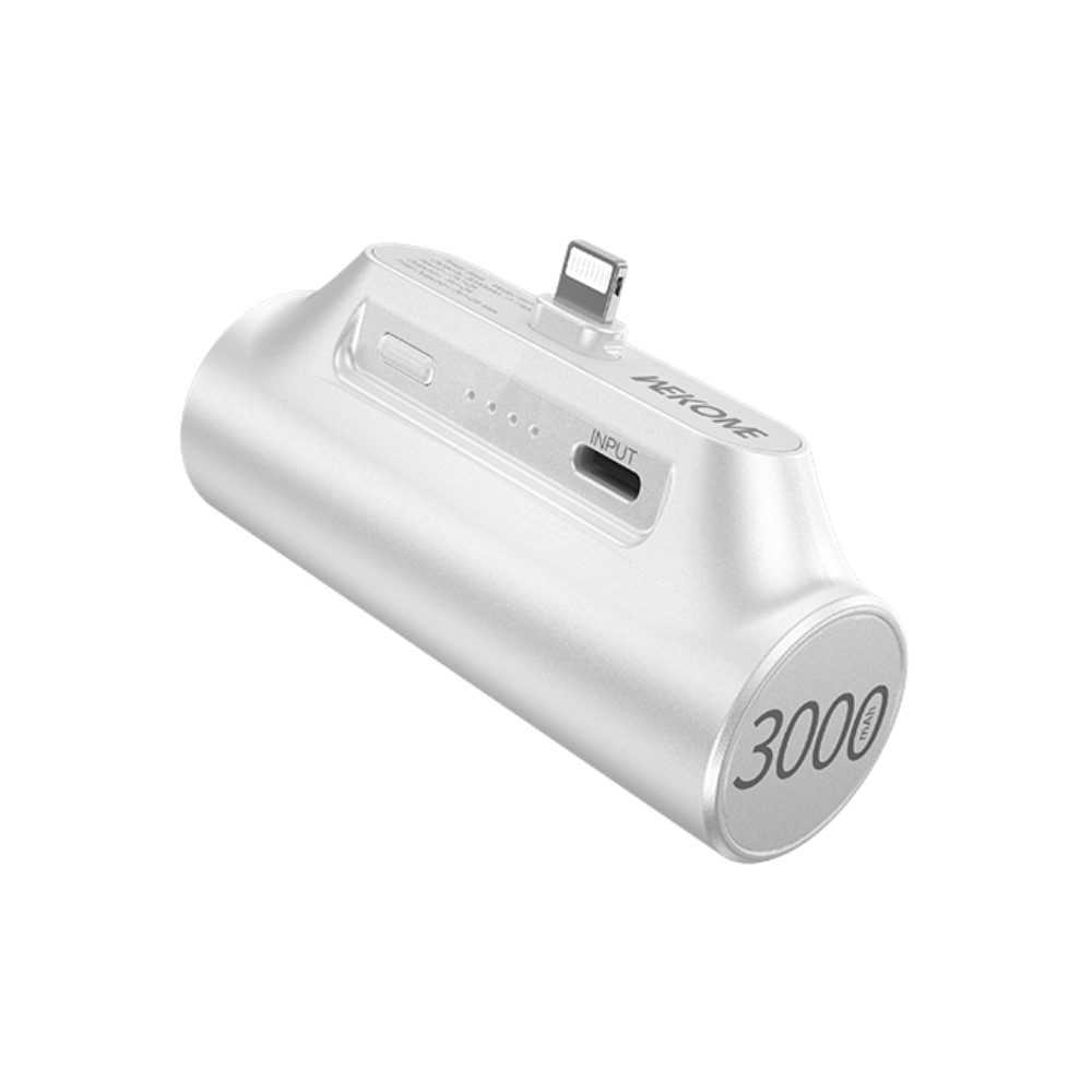 Power Bank 3000mAh 10W WK WP-07 Lightning 1 Θέσης Λευκό