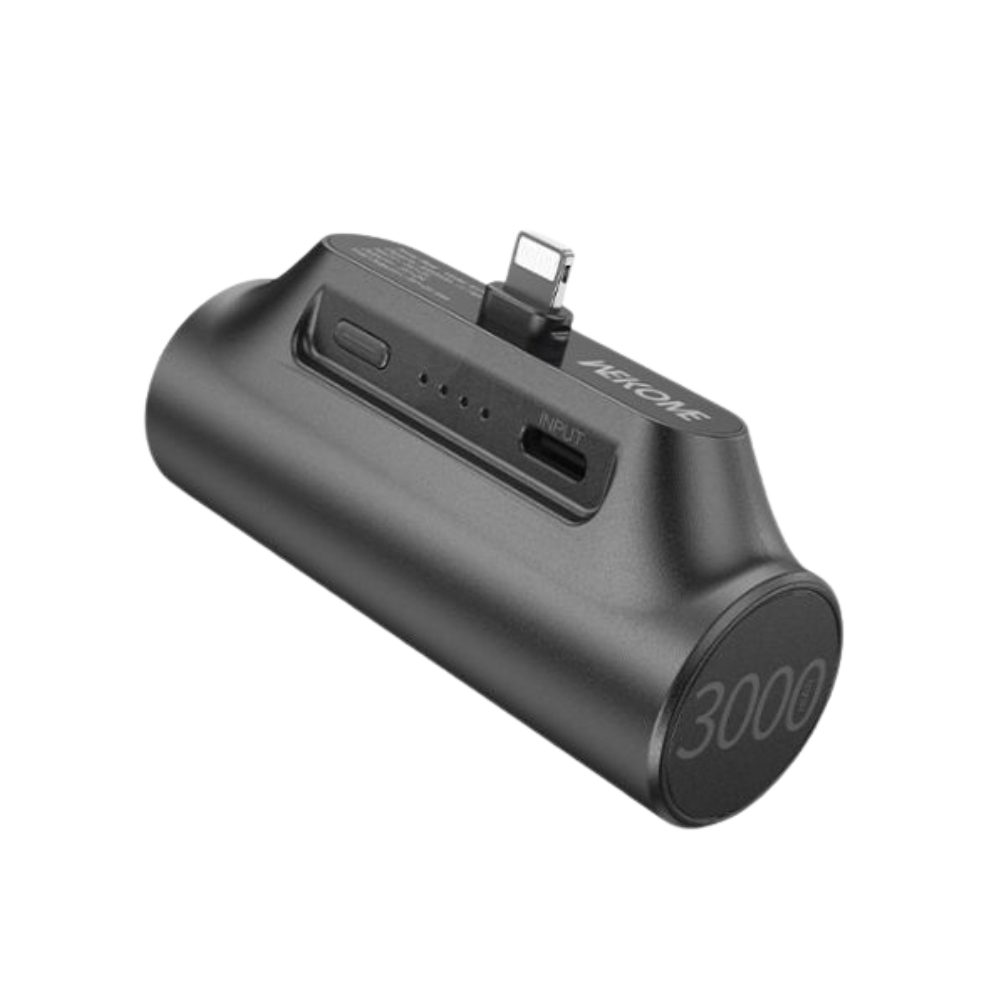 Power Bank 3000mAh 10W WK WP-07 Lightning 1 Θέσης Μαύρο