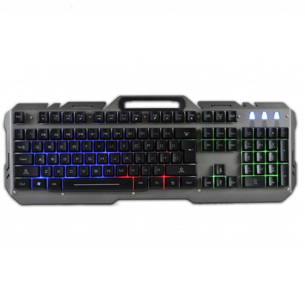 Rebeltec wired set: LED keyboard + mouse for INTERCEPTOR players