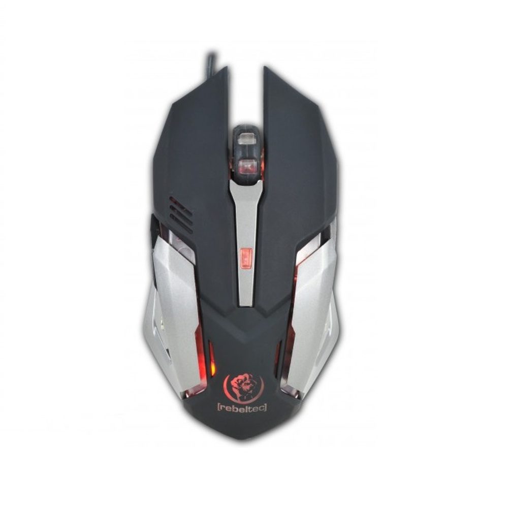Rebeltec wired set: LED keyboard + mouse for INTERCEPTOR players
