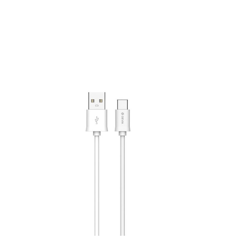 Devia cable Smart EC082 USB - USB-C 1,0 m 2,1A white