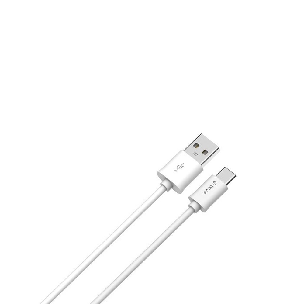 Devia cable Smart EC082 USB - USB-C 1,0 m 2,1A white