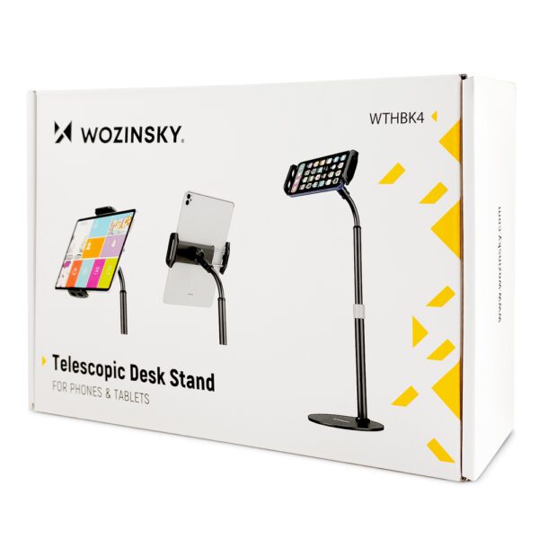 [RETURNED ITEM] Wozinsky stand for tablet and phone on the desk black (WTHBK4)eng