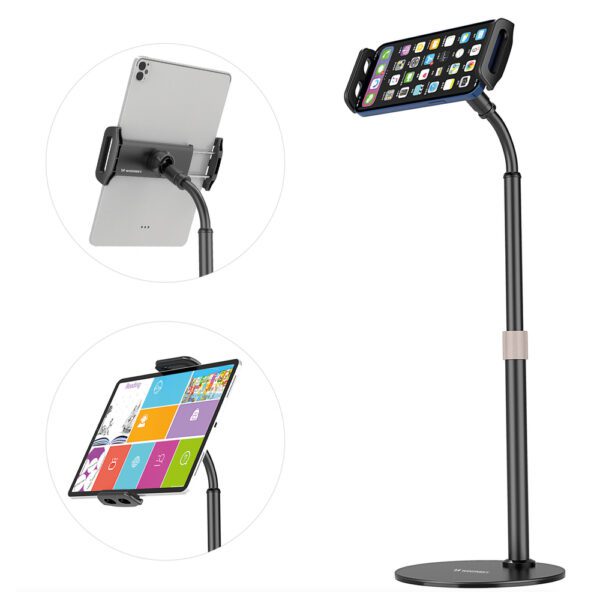 [RETURNED ITEM] Wozinsky stand for tablet and phone on the desk black (WTHBK4)eng