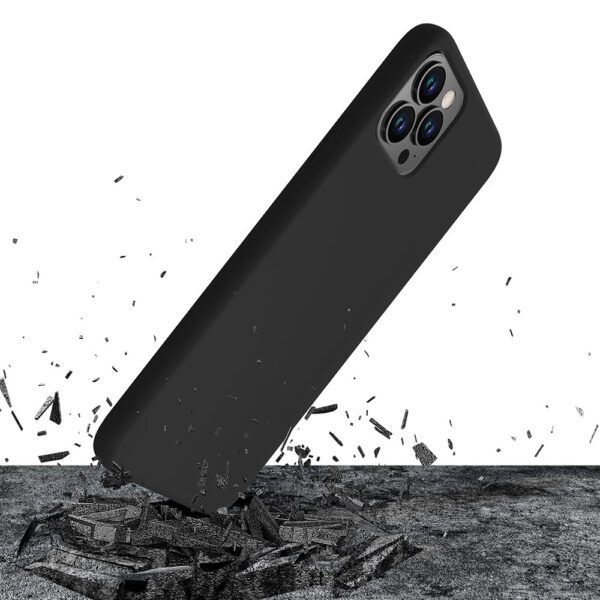 146127_3 3mk Silicone Case for iPhone 11 Pro - blackeng