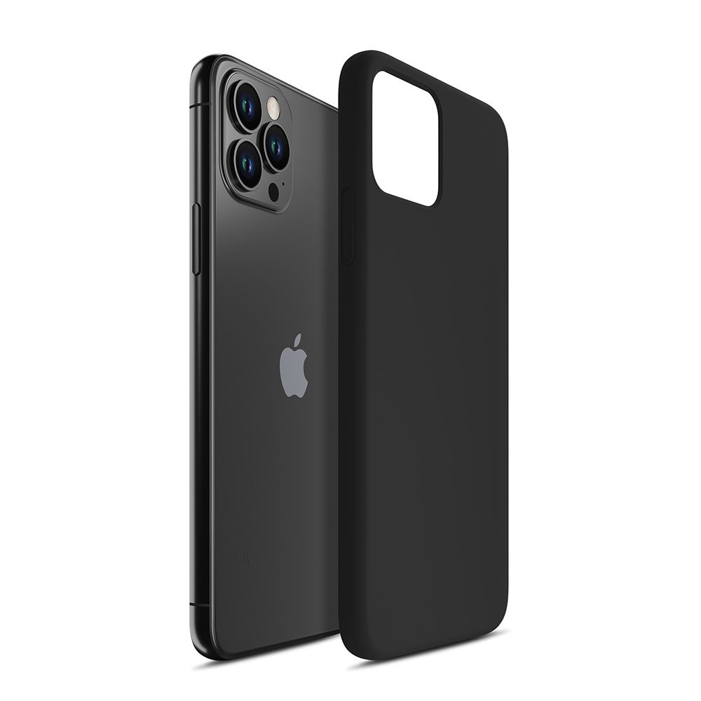 146127_7 3mk Silicone Case for iPhone 11 Pro - blackeng
