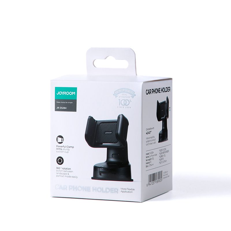 [RETURNED ITEM] Joyroom mechanical Car Mount for Dashboard Black (JR-ZS284)eng