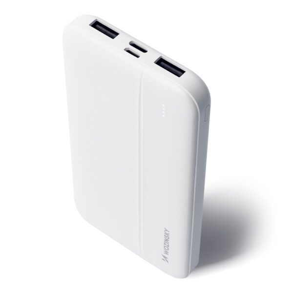 [RETURNED ITEM] Wozinsky powerbank Li-Po 10000mAh 2 x USB white (WPBWE1)eng