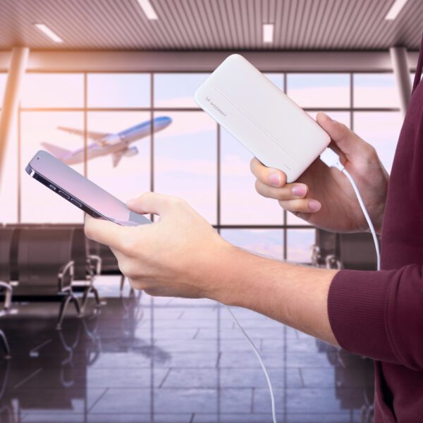 [RETURNED ITEM] Wozinsky powerbank Li-Po 10000mAh 2 x USB white (WPBWE1)eng