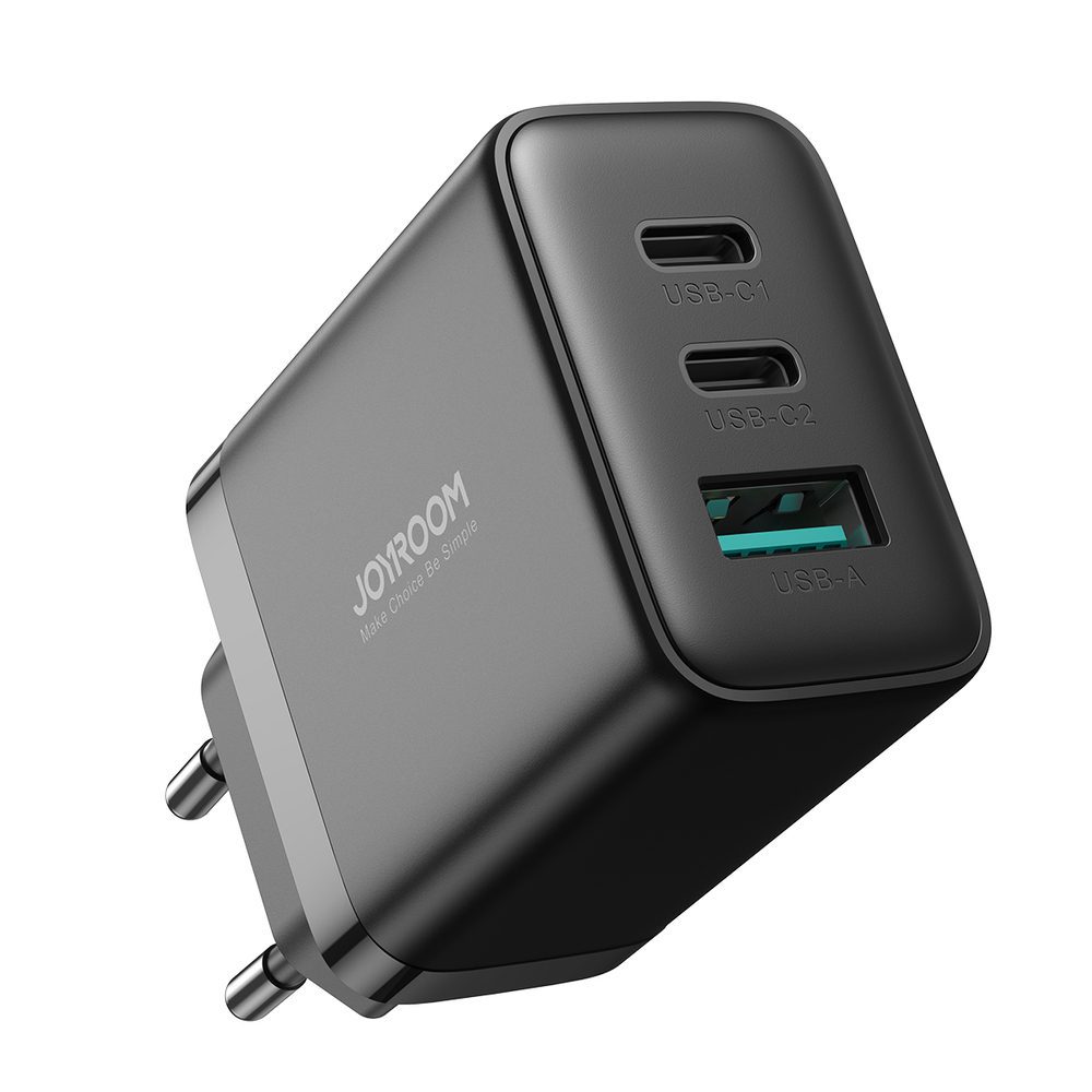 Joyroom JR-TCF10 fast charger 2x USB-C USB-A 32W - blackeng