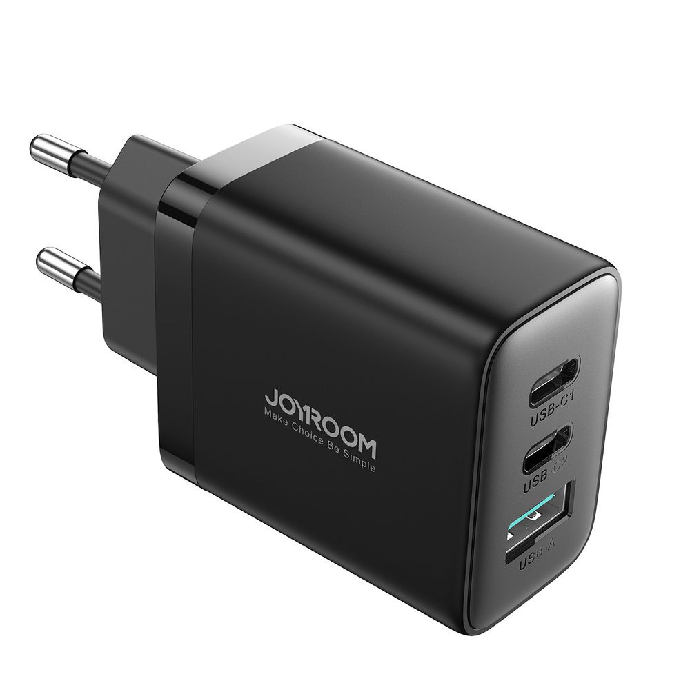 Joyroom JR-TCF10 fast charger 2x USB-C USB-A 32W - blackeng
