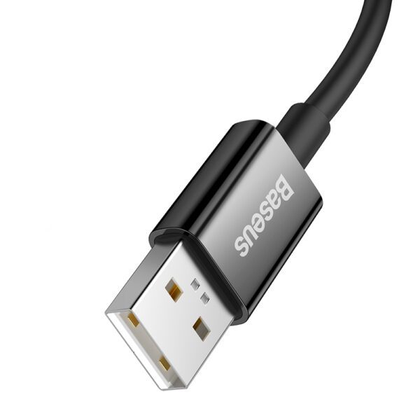 [APRÈS RETOUR] Baseus Superior Series SUPERVOOC USB-A to USB-C cable 65W 1m blackeng