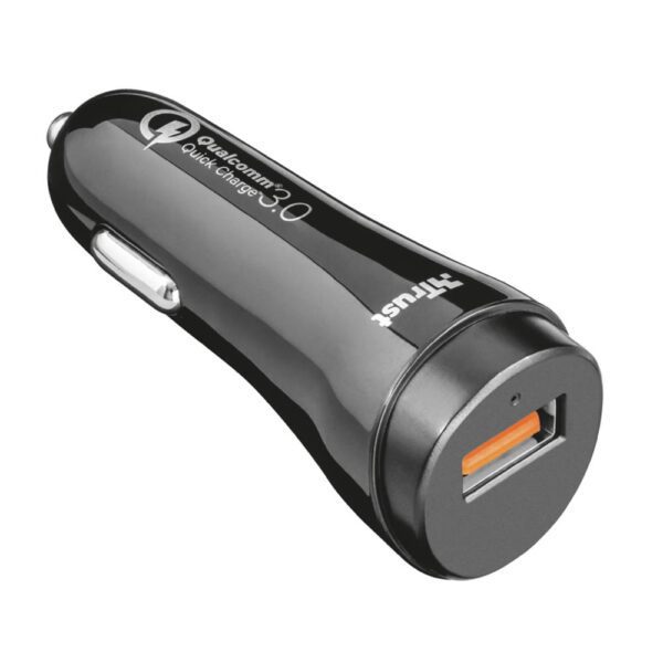 Trust car charger with QC 3.0 and Auto-Detect technology