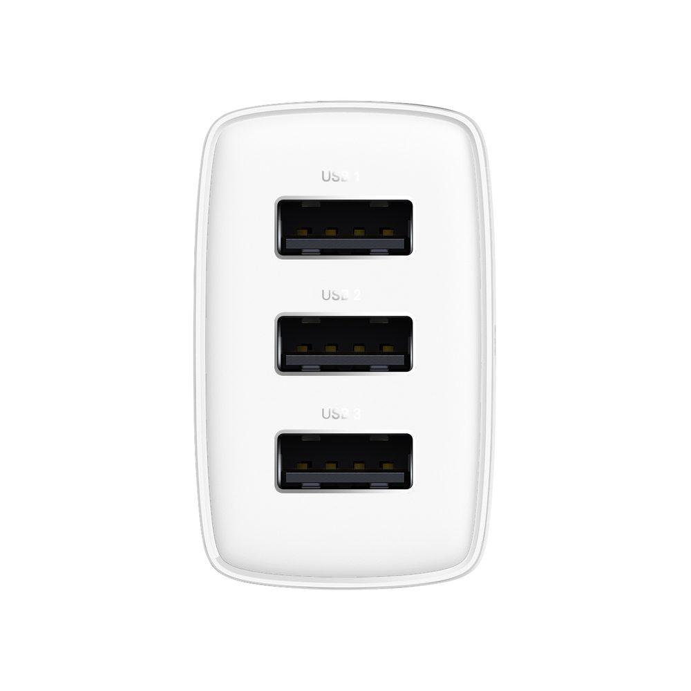 [RETURNED ITEM] Baseus Compact charger 3x USB 17W white (CCXJ020102)eng