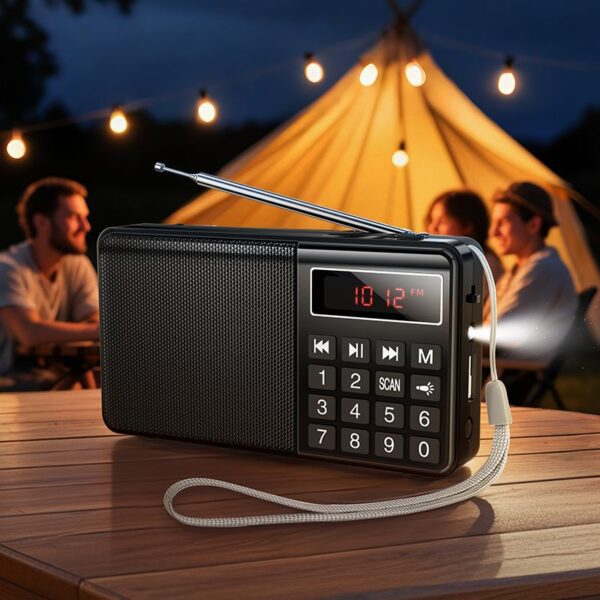 Portable radio Hoco HI50 black
