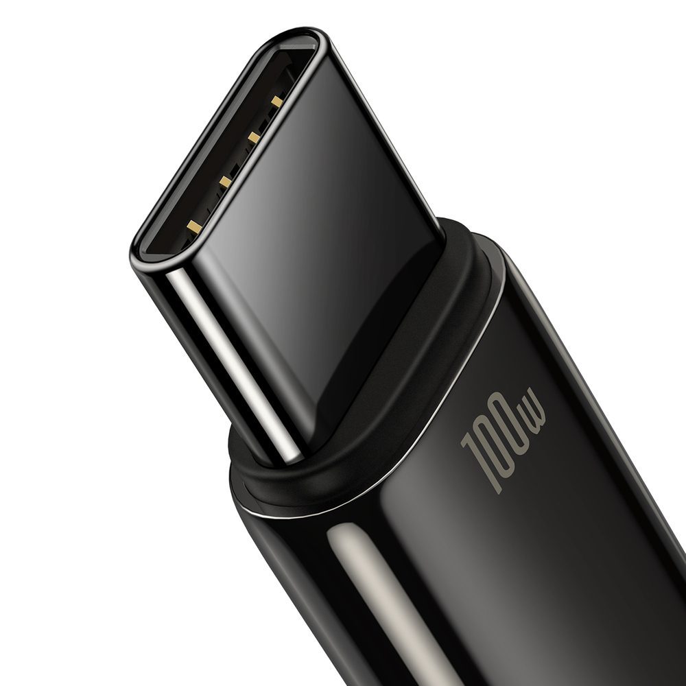 [RETURNED ITEM] Baseus Tungsten Gold cable USB-A - USB-C 480Mb/s 100W 2m black (CAWJ000101)eng