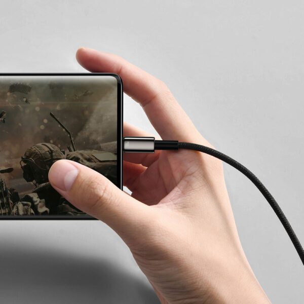 [RETURNED ITEM] Baseus Tungsten Gold cable USB-A - USB-C 480Mb/s 100W 2m black (CAWJ000101)eng