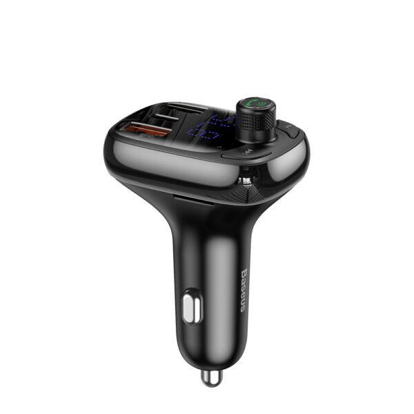 [RETURNED ITEM] Bluetooth transmitter / car charger Baseus S-13 (Overseas Edition) - blackeng