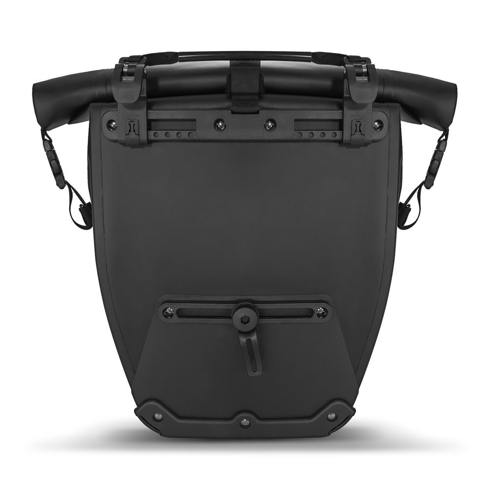 Wozinsky waterproof bicycle bag trunk pannier 25l black (WBB24BK)eng