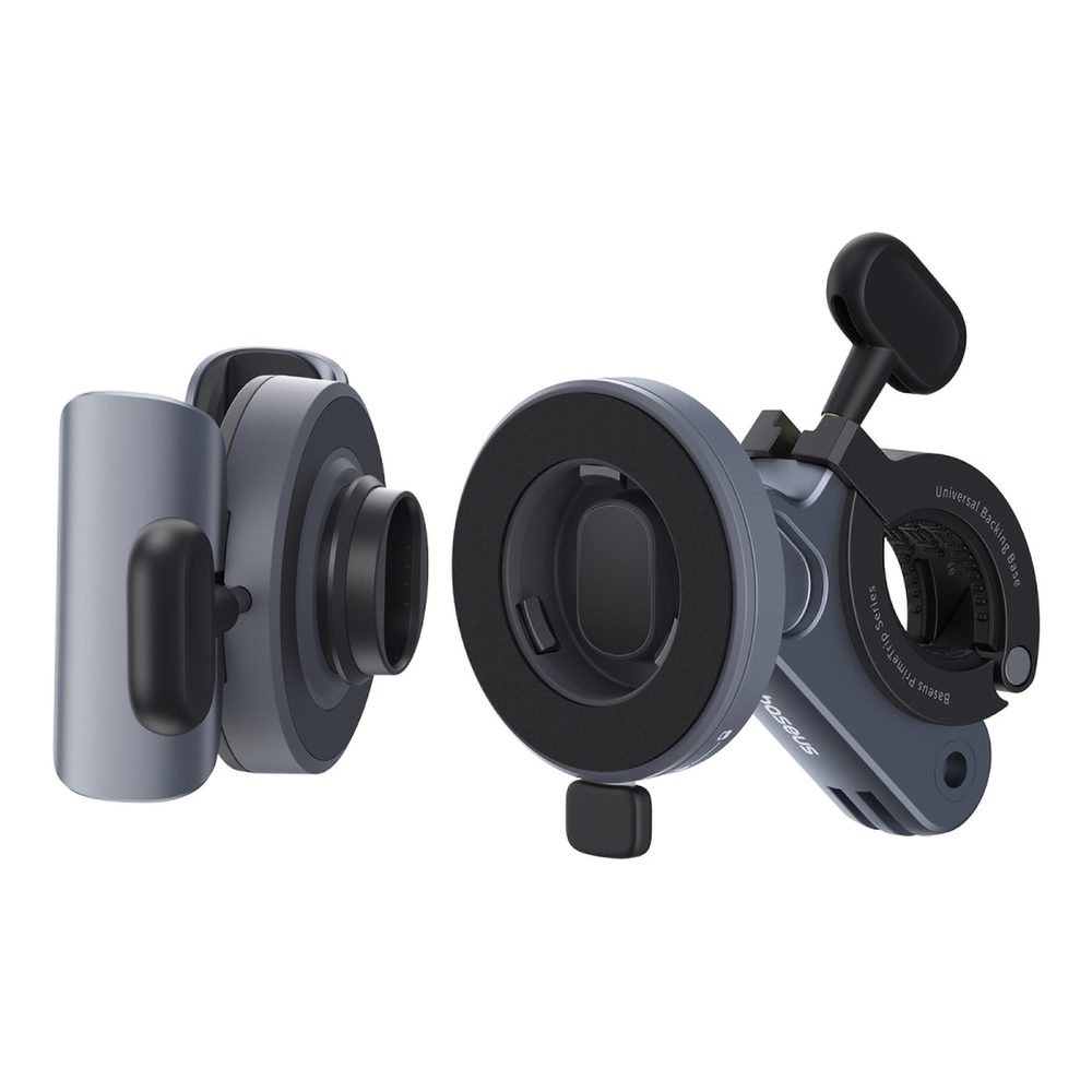 Baseus PrimeTrip magnetic phone holder for bicycle / scooter / scooter - blackeng