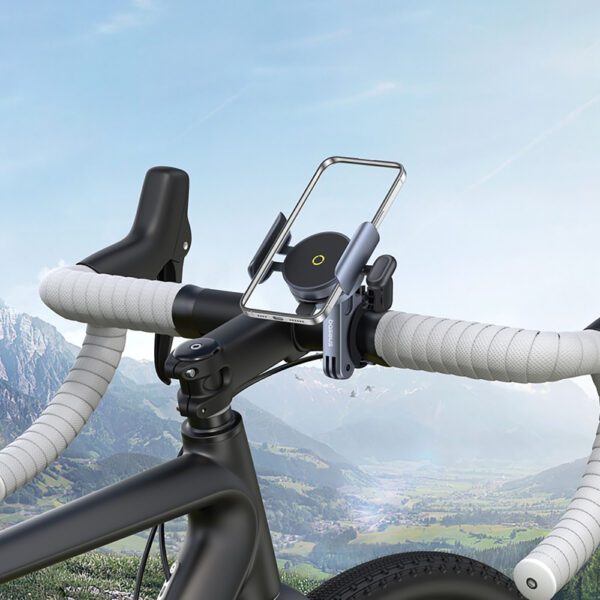Baseus PrimeTrip magnetic phone holder for bicycle / scooter / scooter - blackeng