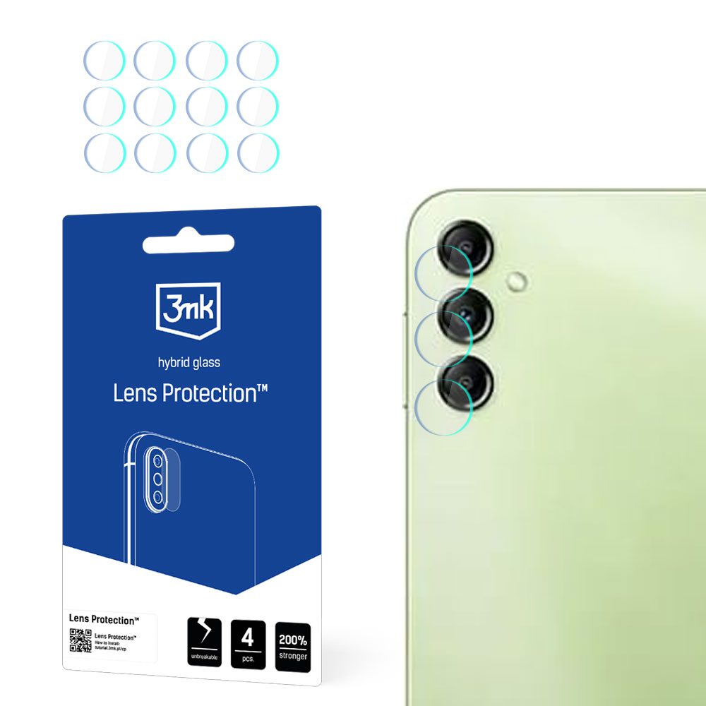 170069_1 3mk Lens Protection™ hybrid camera glass for Samsung Galaxy A14 / A14 5Geng