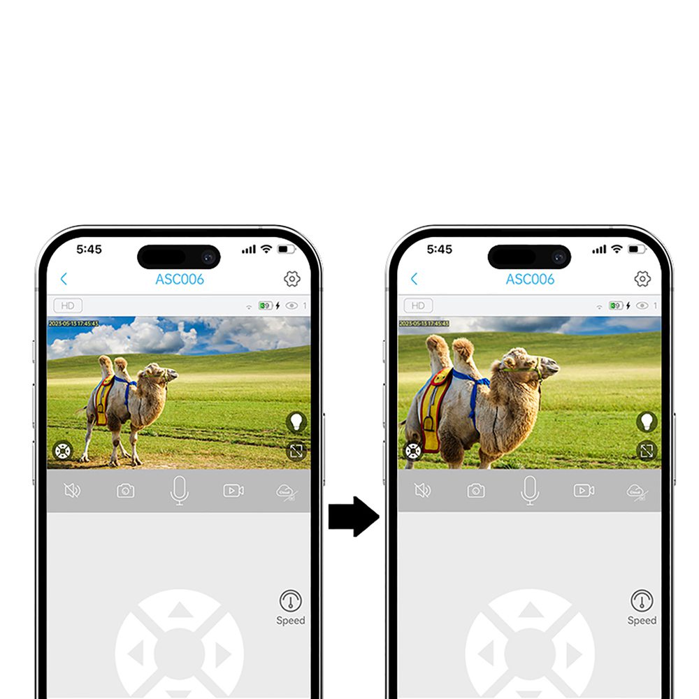 Choetech ASC006-WF solar intelligent PTZ WiFi camera with 5W solar panel - whiteeng