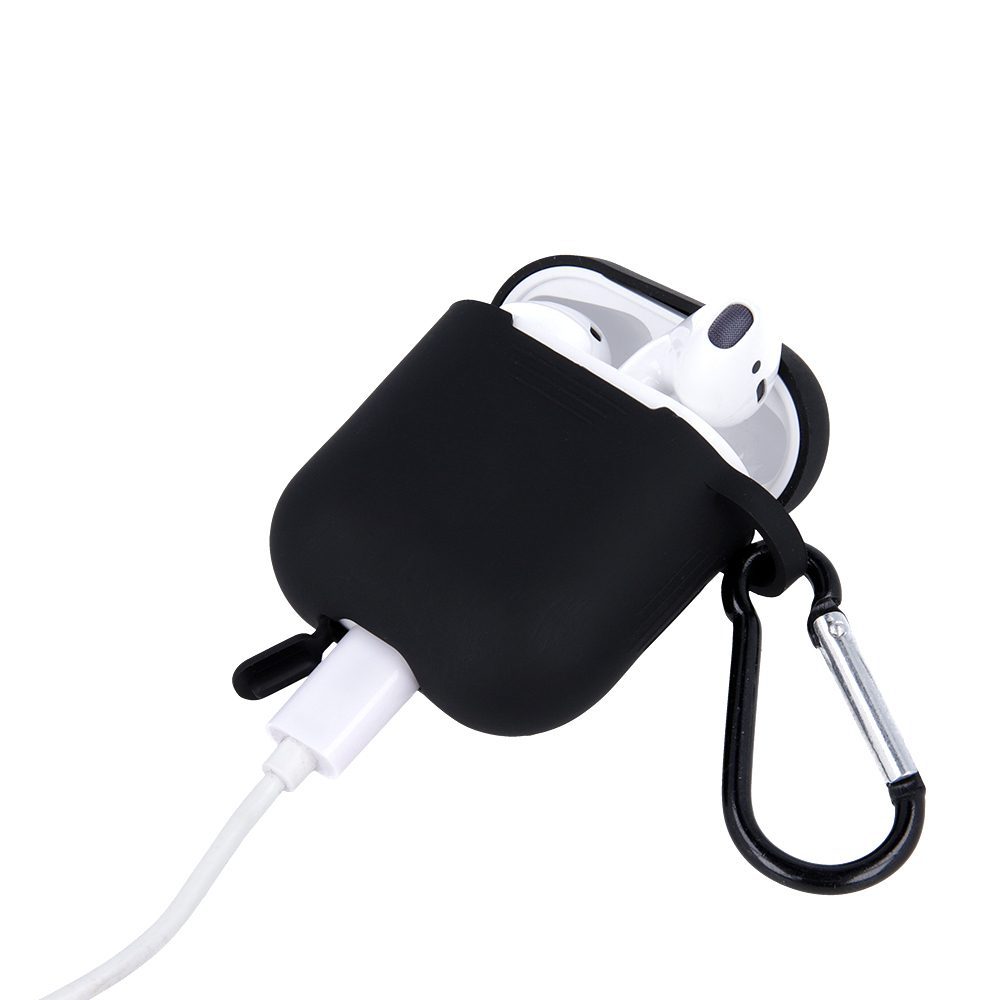 173395_oryg Case for Airpods / Airpods 2 black with hook