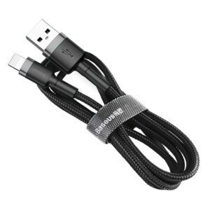 Baseus Cafule USB-A / Lightning 1.5A QC 3.0 cable 2 m - blackeng